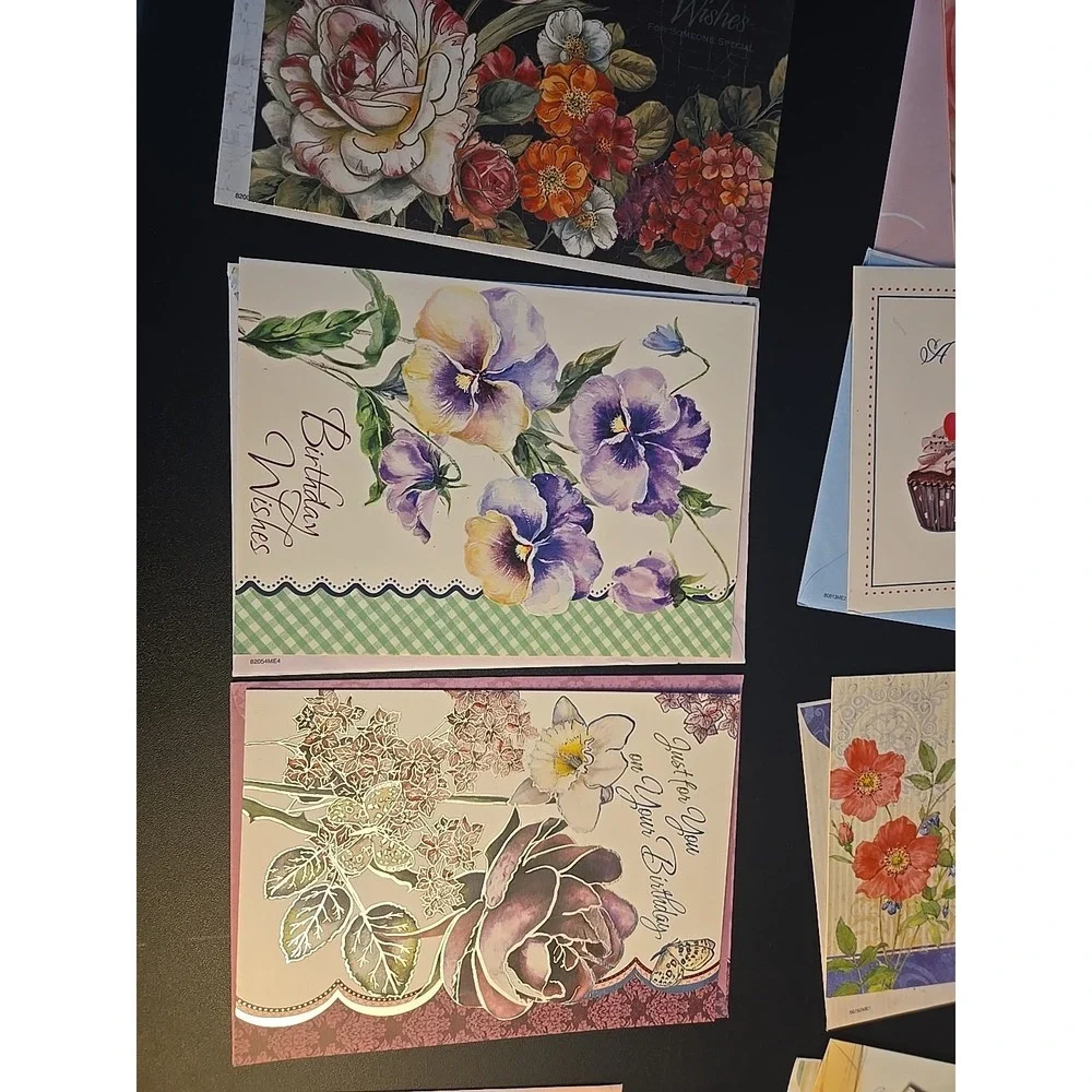 Assorted Birthday Cards & Envelopes Lot Of 21 Greeting Cards New Vibrant Design
